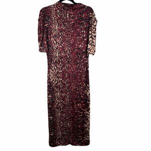 NWT Astrid Maroon Marble with black and cream- size L